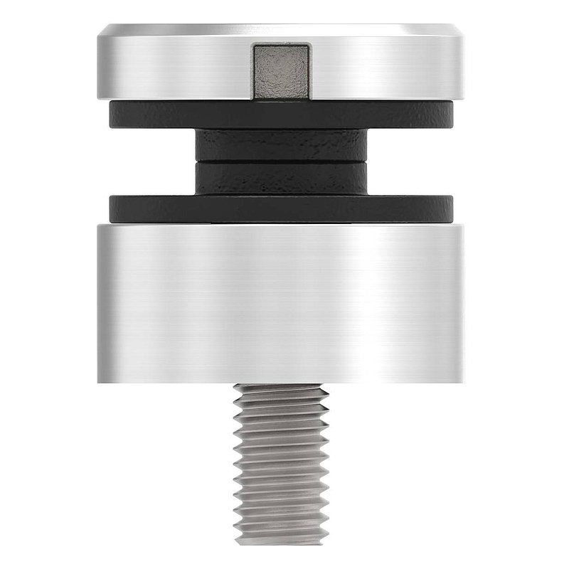 Point de fixation 30mm, jonction: droite, V2A