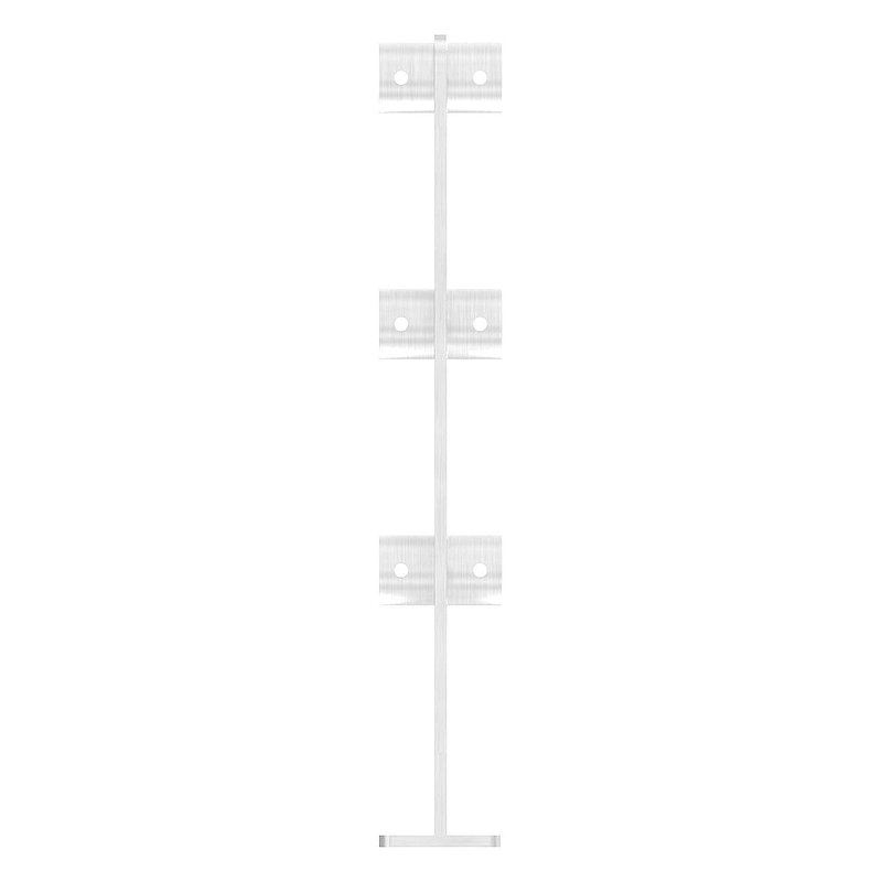 Tray slide support, for tube 33.7 mm, AISI304