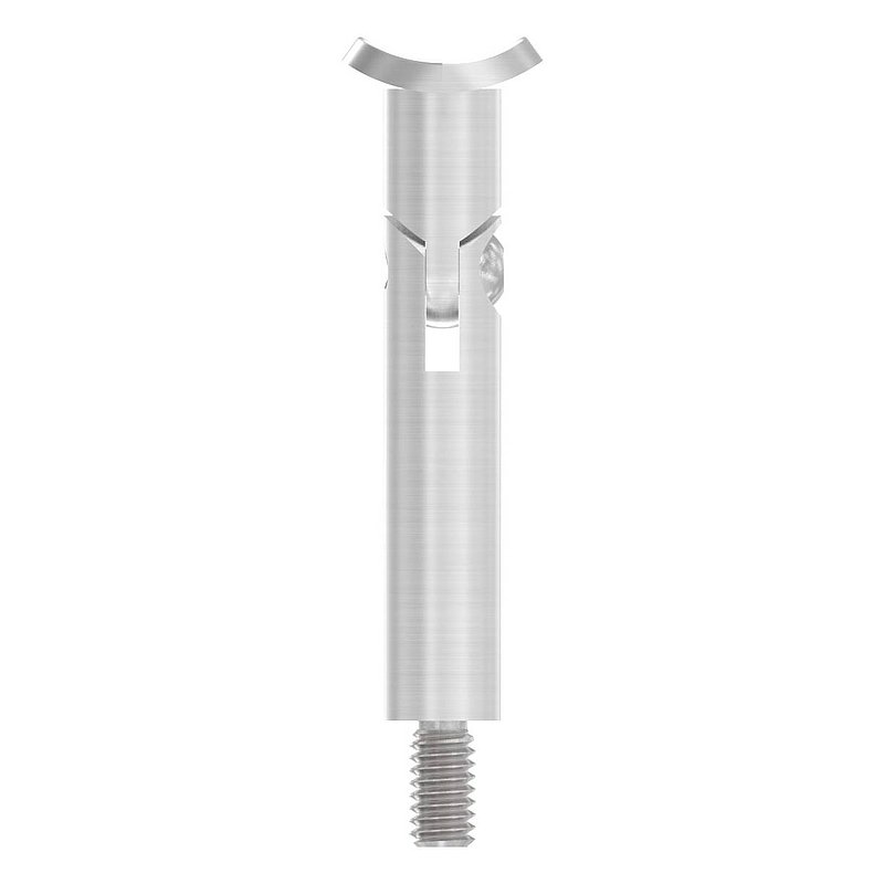 Gelenkstift mit Handlaufanschlussplatte 33,7mm, V2A