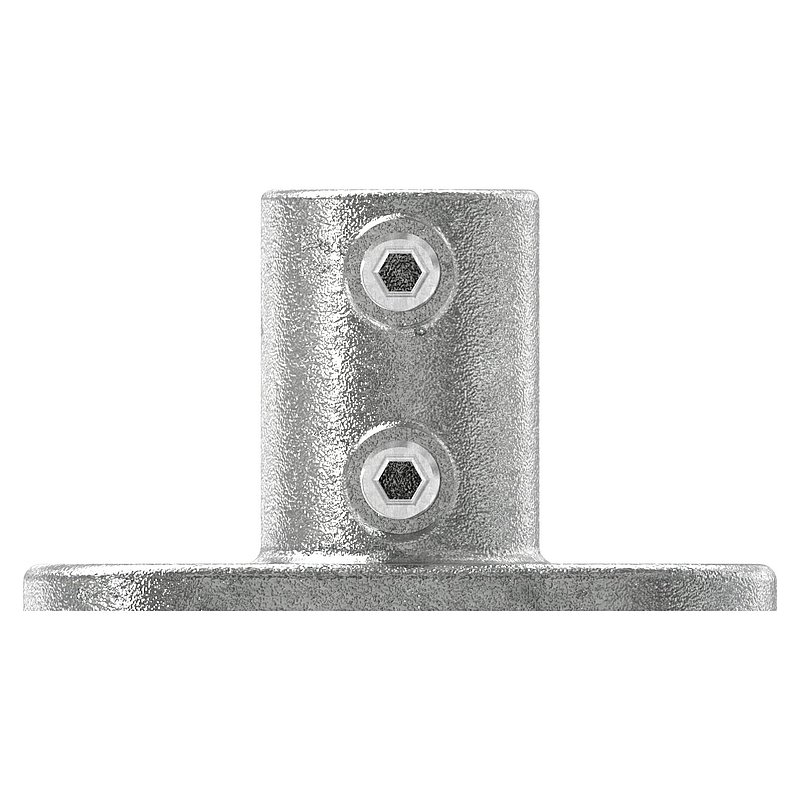 Wall bracket with 2 holes, for pipe Ø 33.7mm_x005F