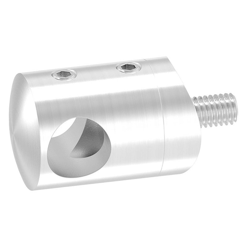 Querstabhalter für 42,4mm Rohr, 12,2mm Bohrung, V2A