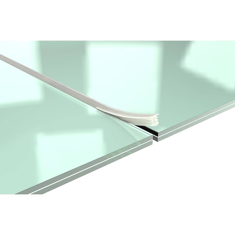 Joint intermédiaire en silicone transparent, pour verres, L: 3000mm