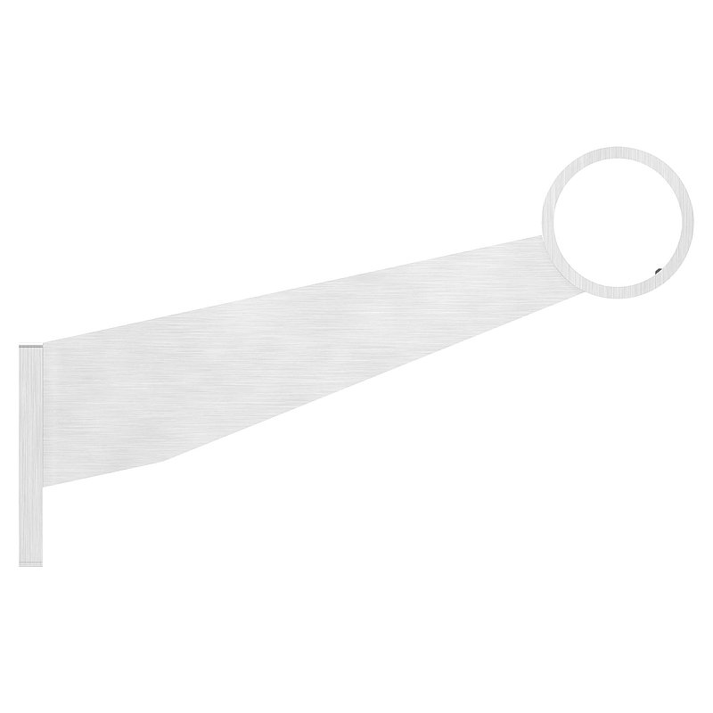 Footrail / handrail support, for tube 42.4mm, AISI304