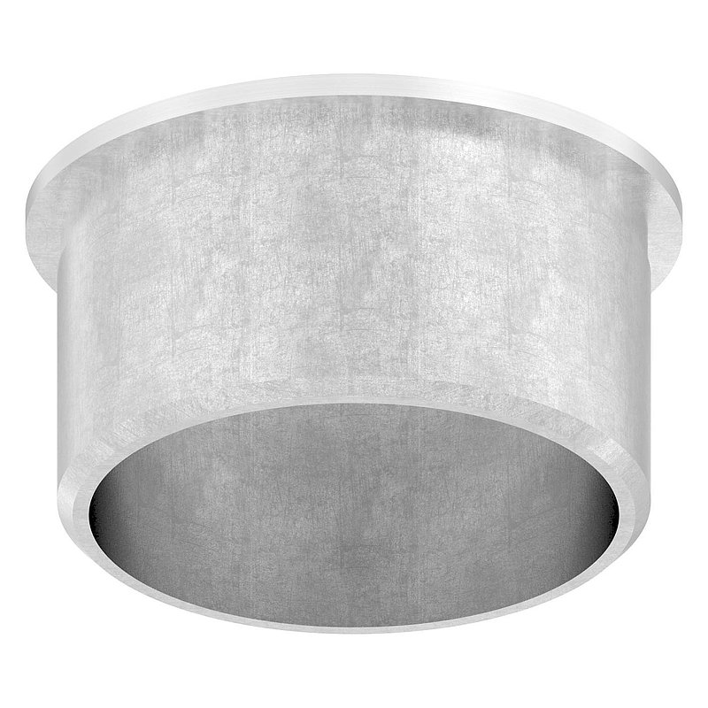Rohrabschlussstopfen zum Kleben mit M8 für 42,4x2,0mm, V2A