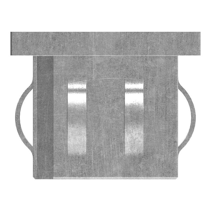 Steel end cap, for square tube 40x40mm