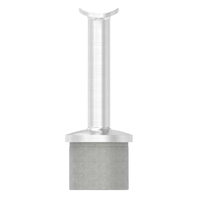 Bouchon pour extrémité de tube pour tube 42,4x2,5mm, plaque de racc. de mains courantes 42,4mm, V2A