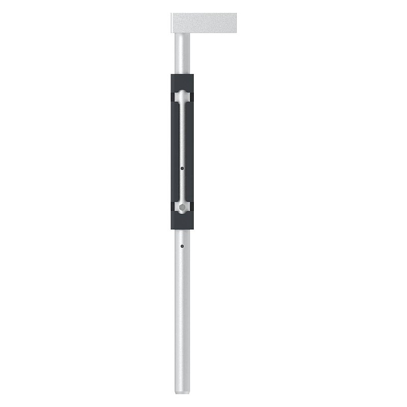 floor transom with length 490mm, for screwing on, RAL 7016