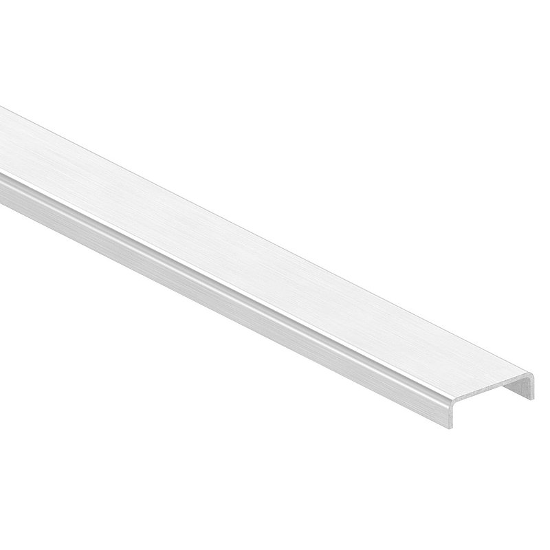 Kantenschutz EXTRA SLIM, für Glas 16,00 - 17,52mm, L: 3000mm, Edelstahl V4A