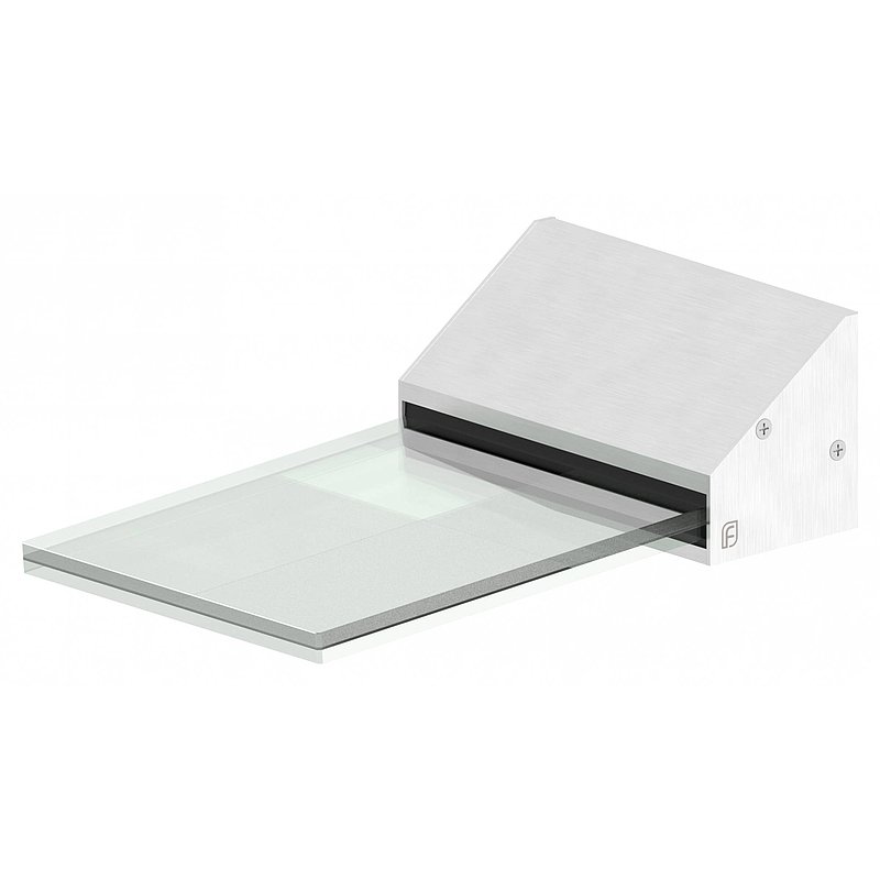 Promobox profilé d'auvent eleganza canopy, L=250 mm, E4/EV1, verre inclus