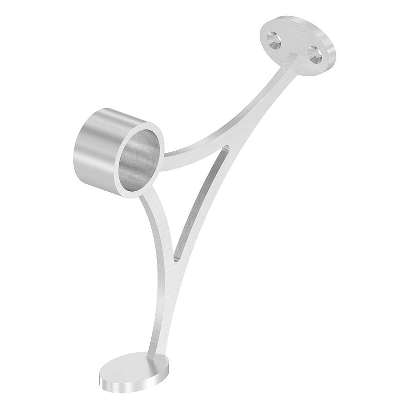 Fußlaufstütze, für Rohr 33,7mm, V2A