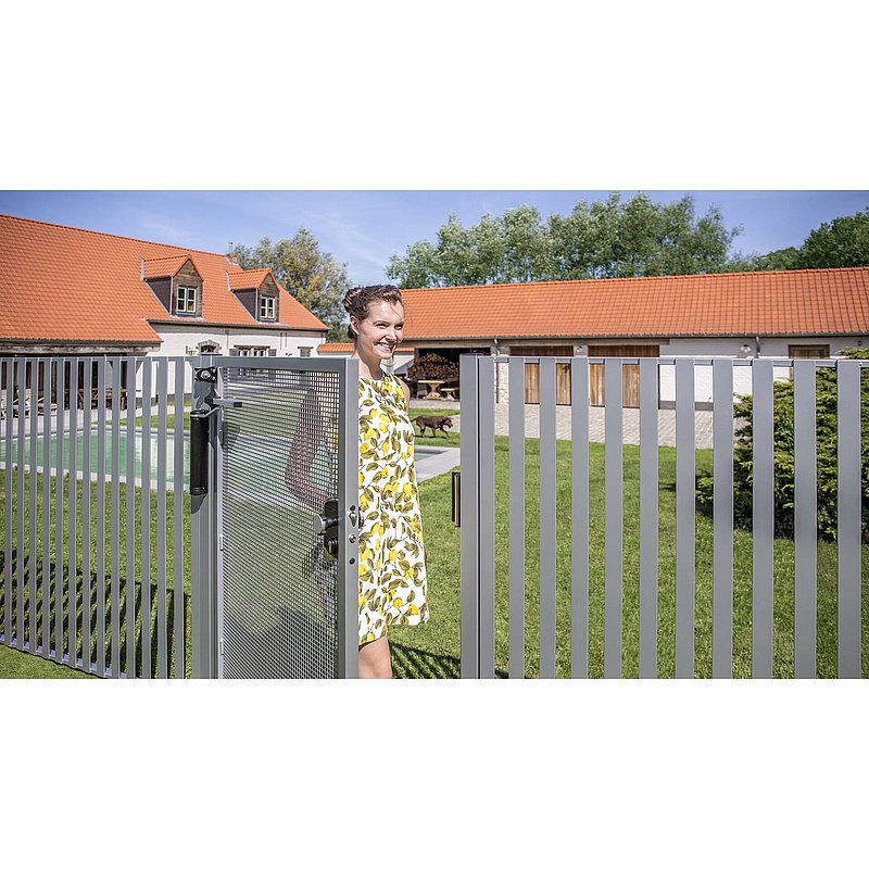 Ferme-porte compact et polyvalent, adapté à toutes les situations - LION, noir RAL 9005