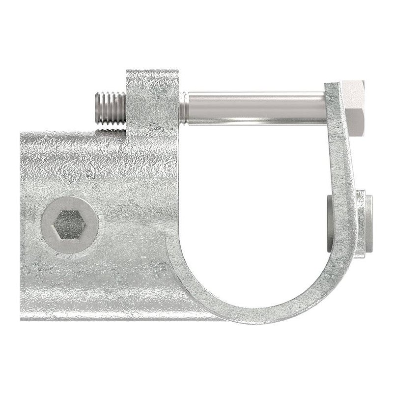 T-piece with screw, for 42.4mm pipe