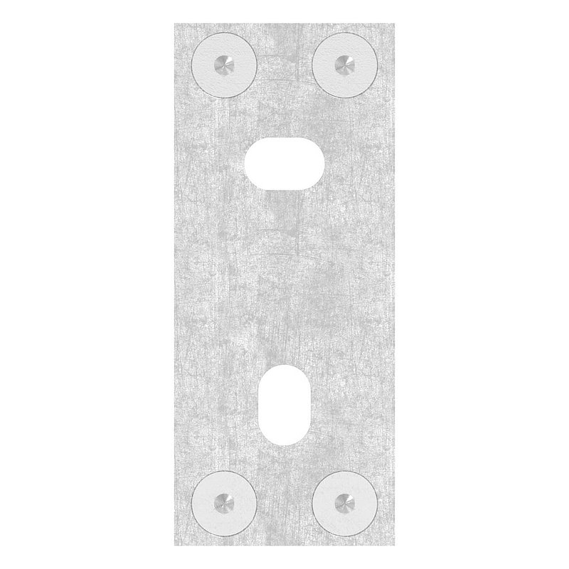 Wandbefestigung für Pfosten 40x40mm, V2A