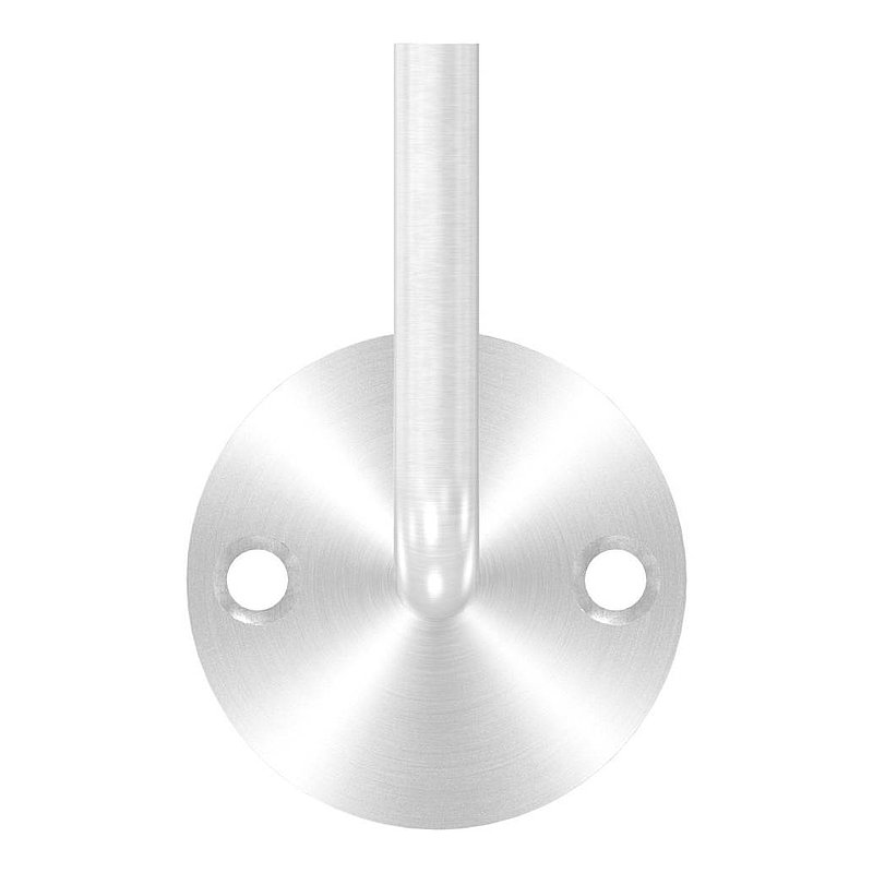 Handrail bracket for welding (round plate and bracket welded), AISI304