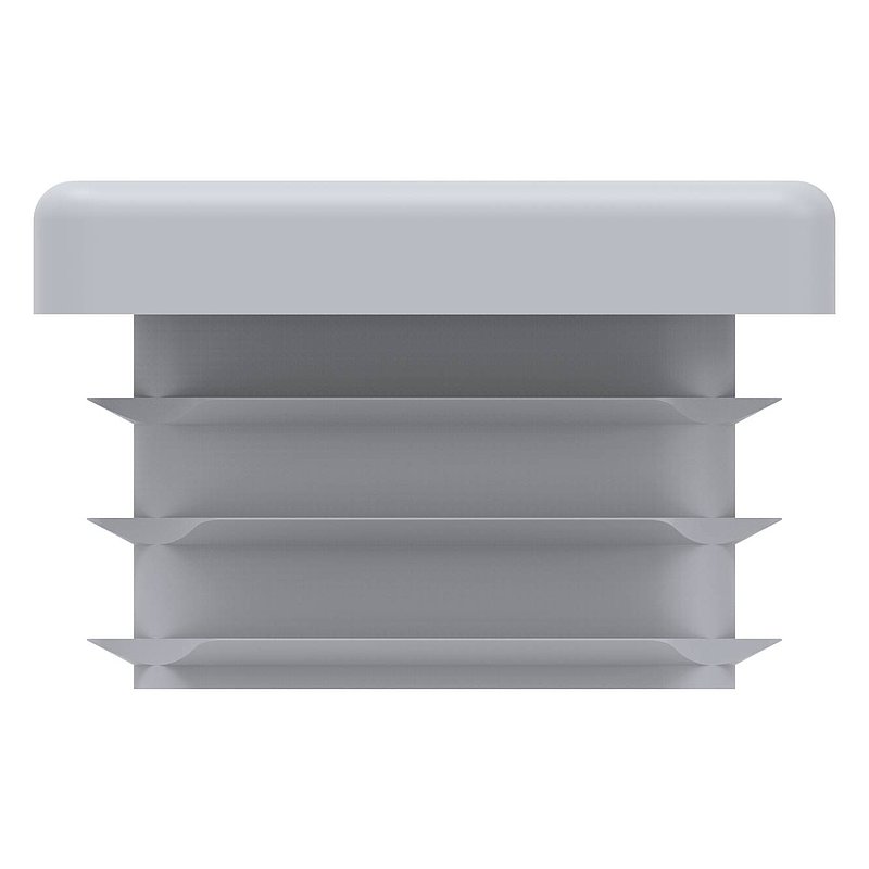 Kunststoffkappe für Rechteckrohr 50x30mm