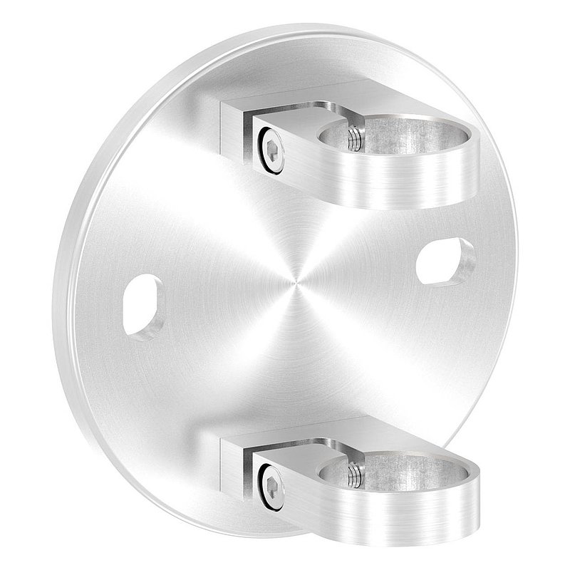 Wandbefestigung für Geländerpfosten 42,4mm, V2A