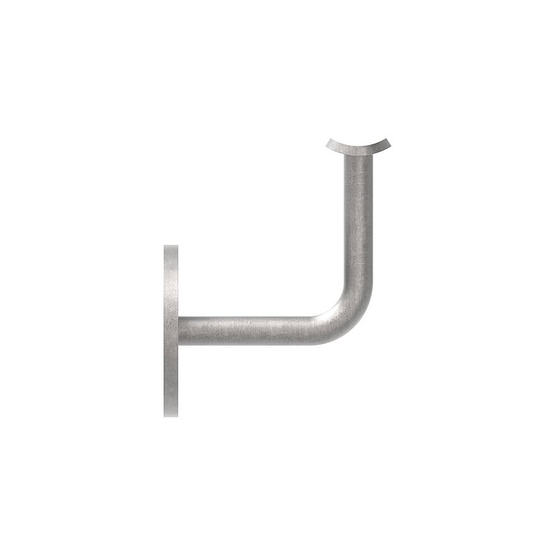 Handlaufträger mit Halteplatte für Rohr 42,4mm, Bohrungen gesenkt