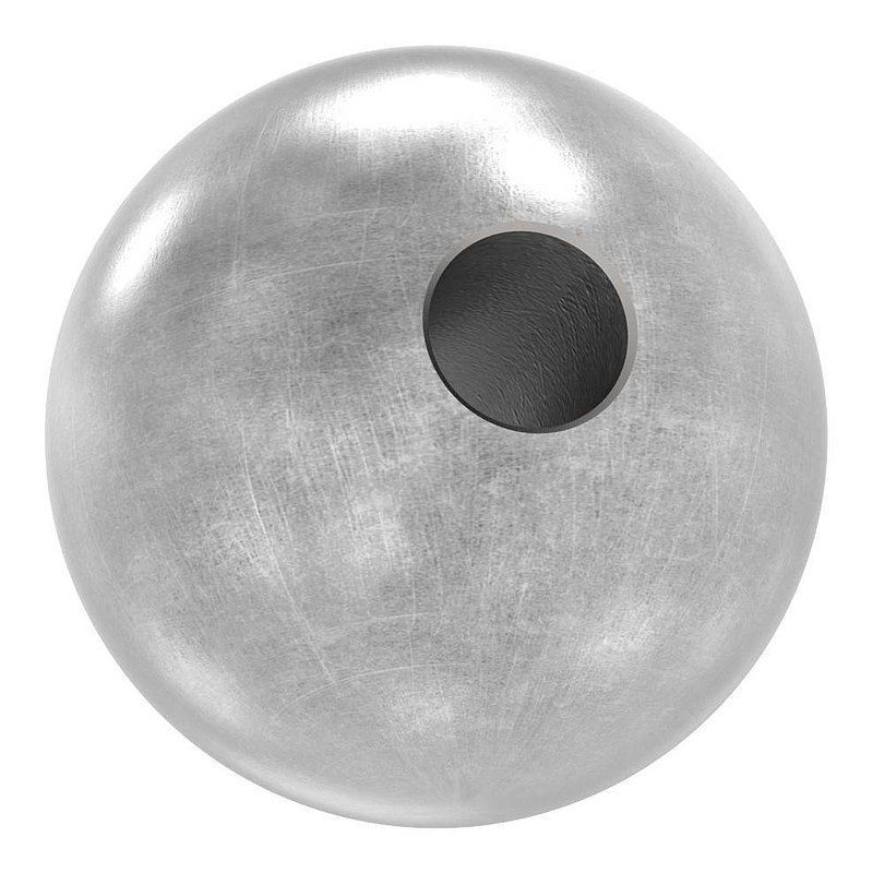 Boule pleine Ø19mm, avec trou traversant Ø6,0mm