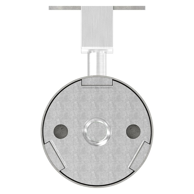 Support de main courante pour main courante LED (embase et étrier soudé), V2A
