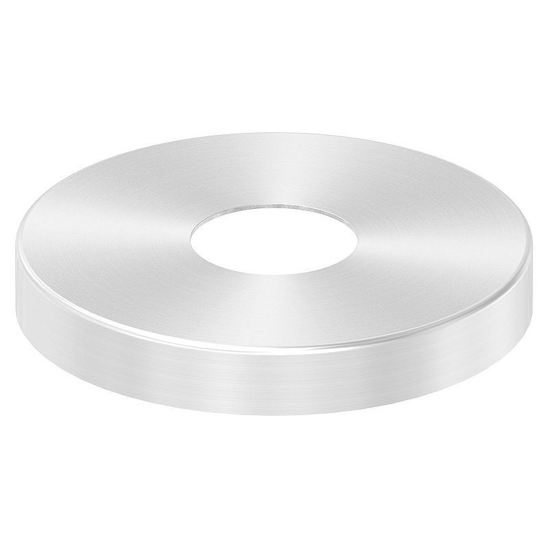 Cover rosette, 105x15mm, bore 34mm, AISI304