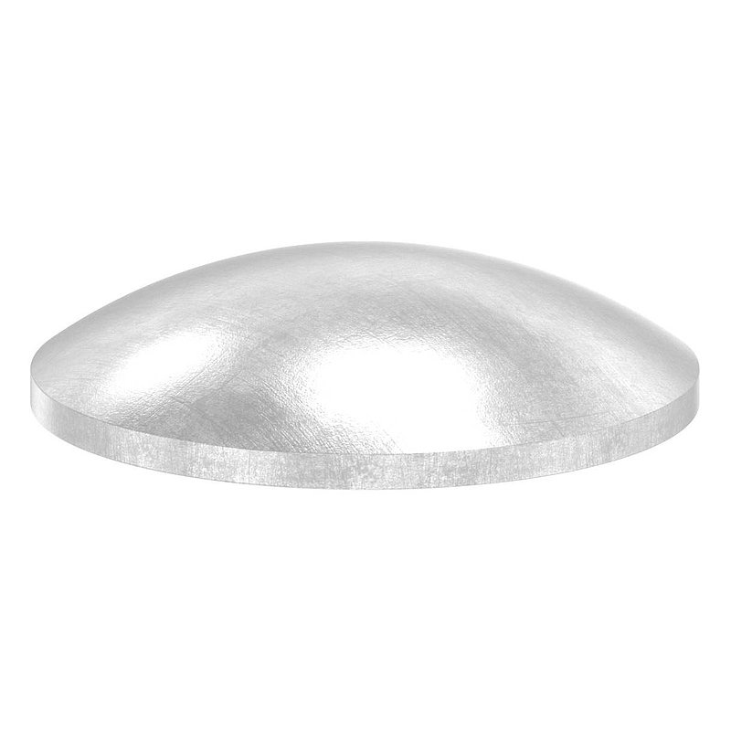 Gewölbte Schale Ø 26,9x1,5mm, H: 6mm, roh, V2A