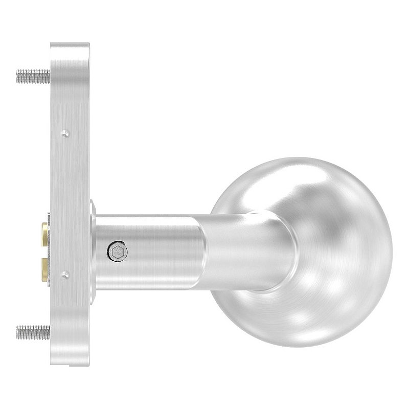 Drückerknopf, Ø 50mm, drehbar, V2A