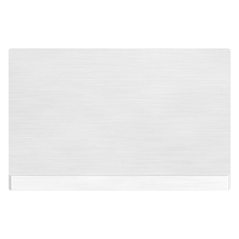 Plaque d'ancrage, 120x120x10mm, avec ponçage longitudinal, V2A