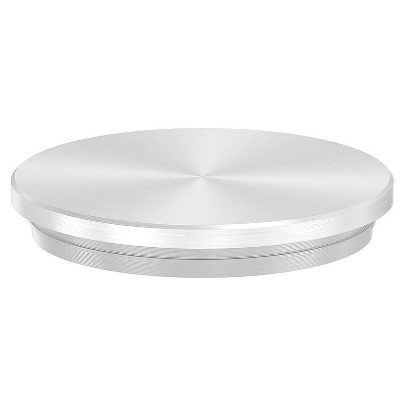 Rohrabschlussstopfen, für Rohr 48,3x2,5mm, V2A