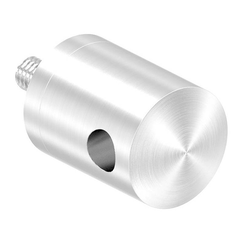Seilhalter, für 6mm Seil, Anschluss: gerade, V2A