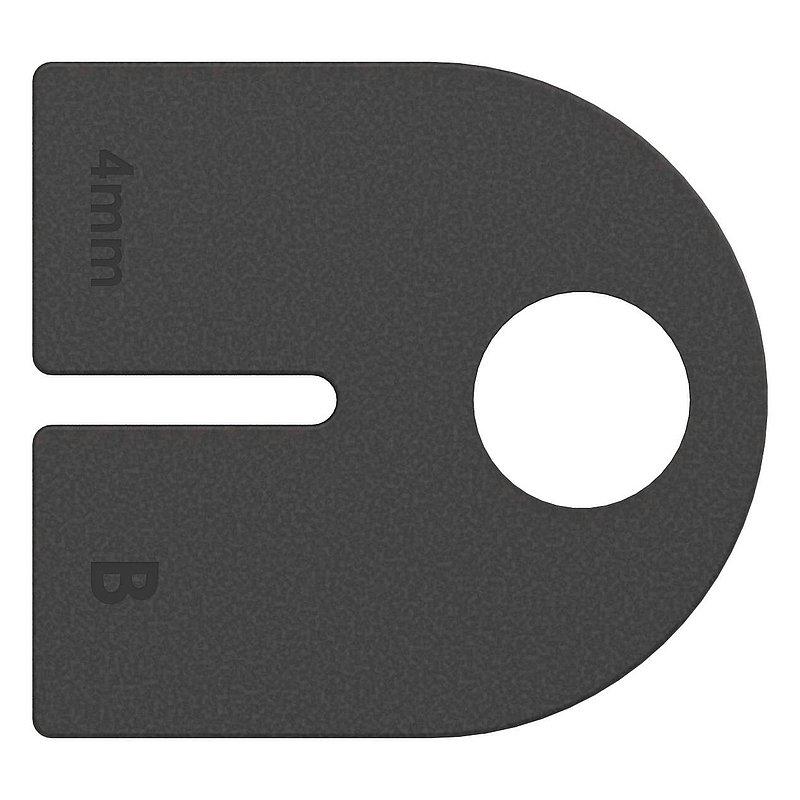 Caoutchouc pour modèle 23, tôle 4mm