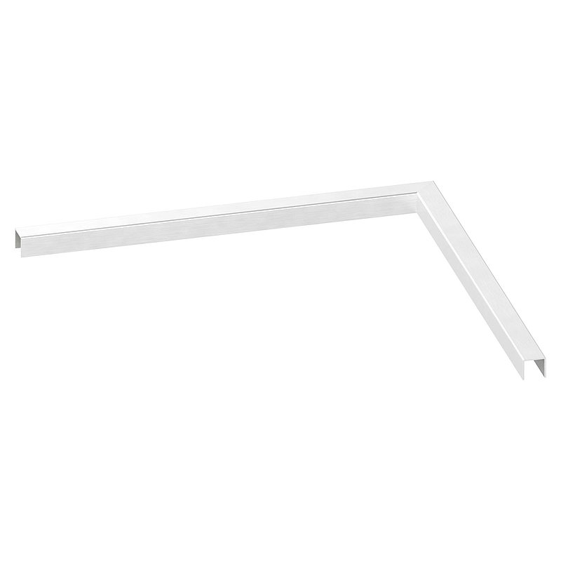 Edelstahl-U-Profil 90° Ecke, 500x500mm, V4A