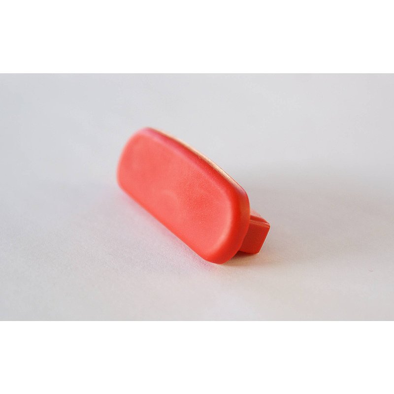 Endkappe für Kunststoffhandlauf für 40x8mm, marsrot