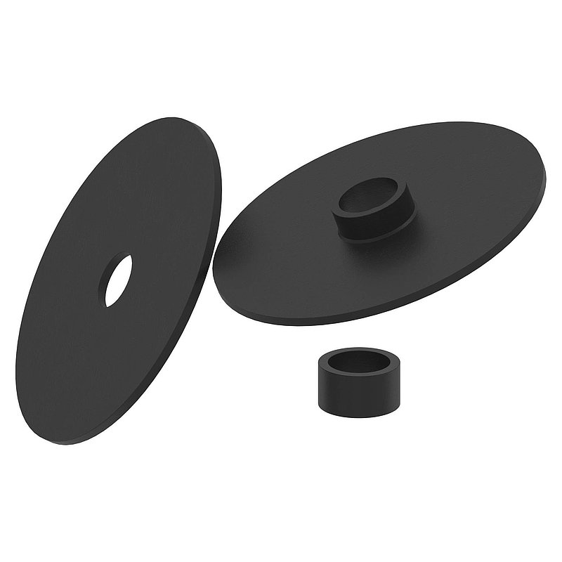 Gummipaar für 70mm Glaspunkthalter Ø 70mm