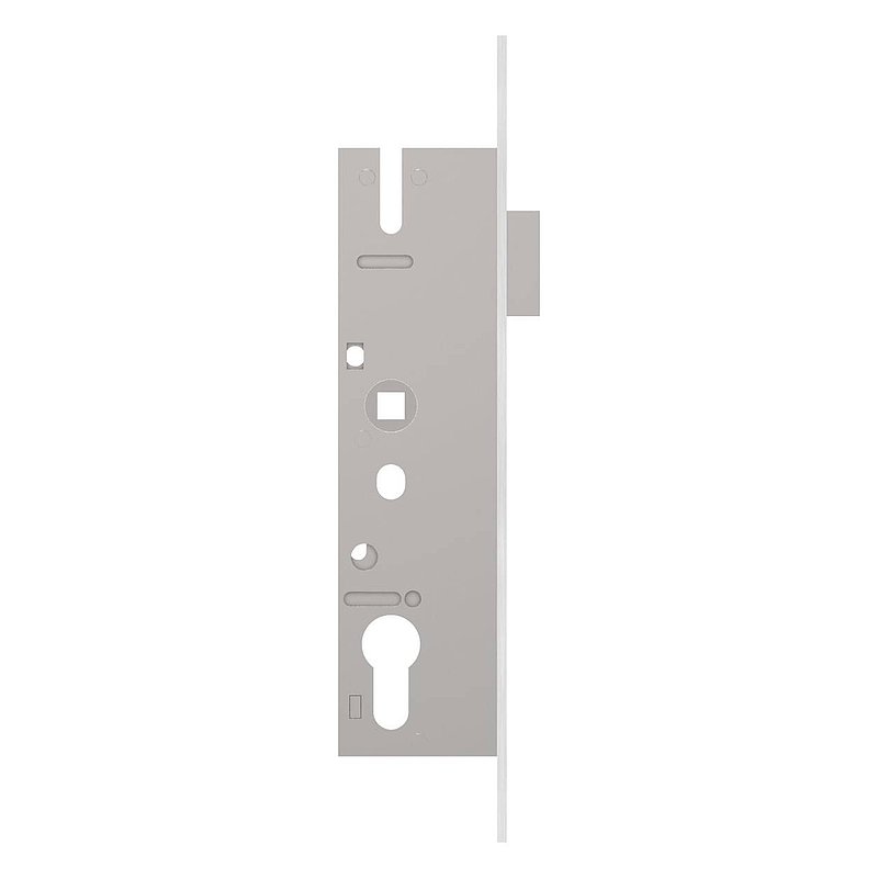 Galvanised tubular frame lock, spacing 72 mm galvanised, backset 35 mm