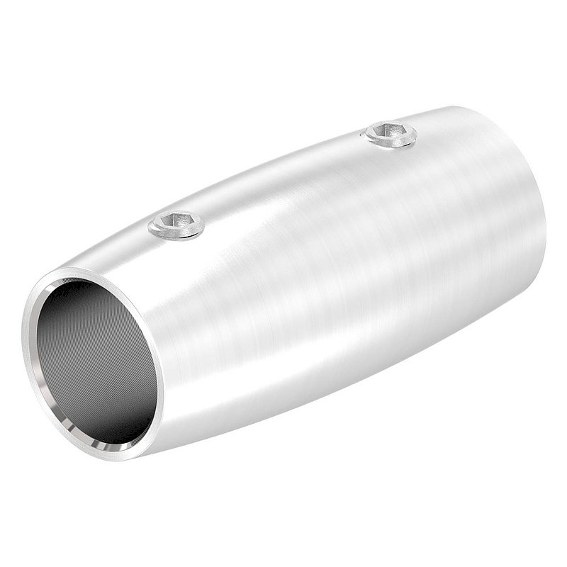 Bar connector for 14mm round, L: 45mm, Ø 20mm, AISI304