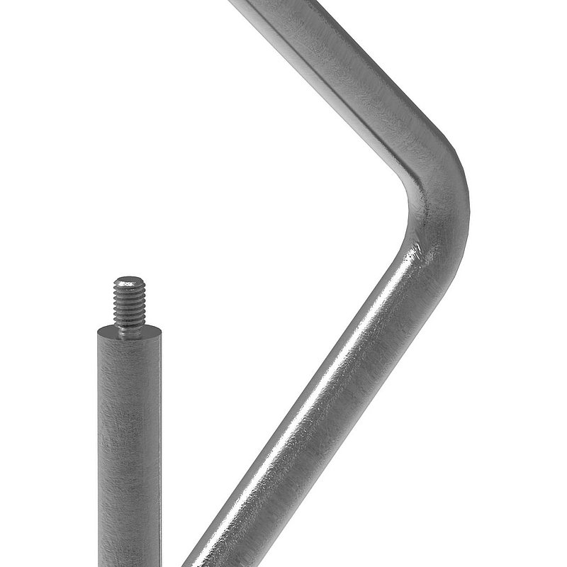 Barre design Ø12mm, lisse, H : 900mm, pour 1 boule Ø25mm