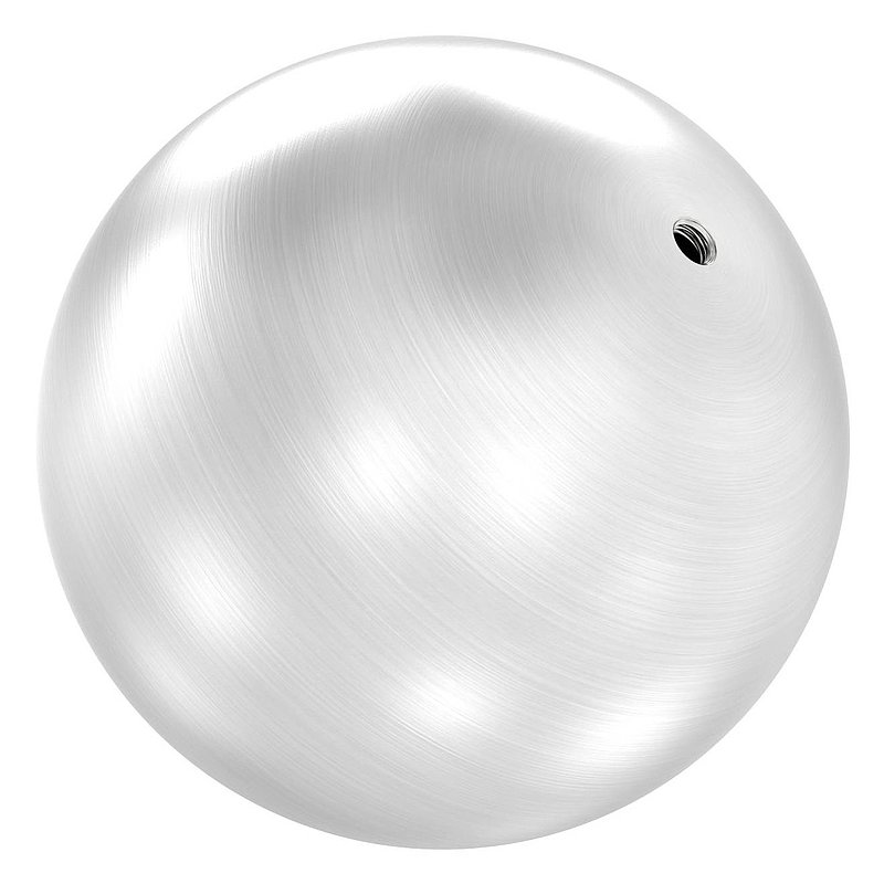Hollow ball Ø 150mm with M10 thread, AISI304