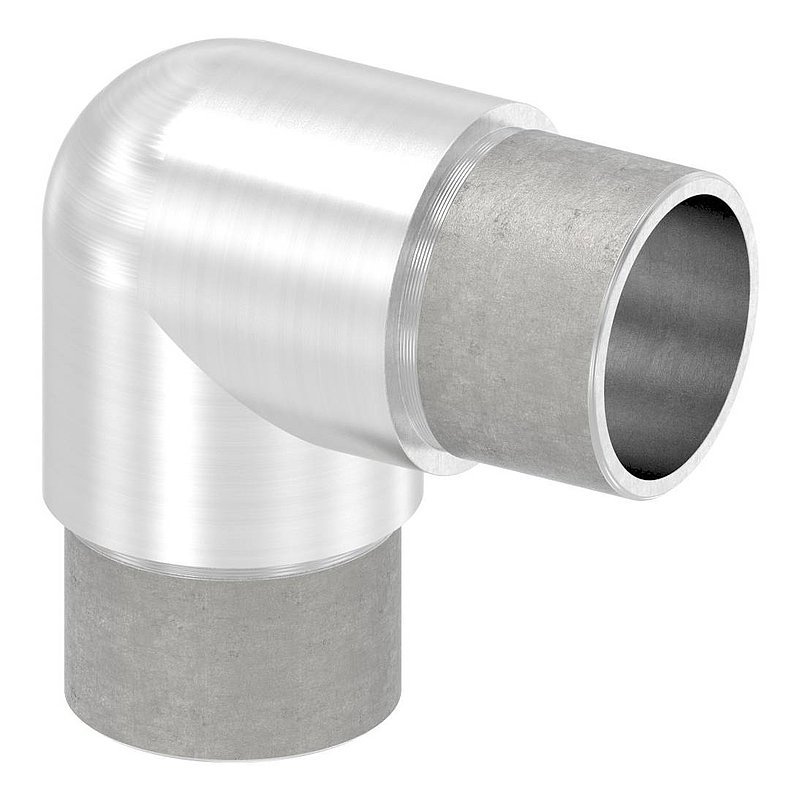 Tube bend 90° narrow, for tube 33.7x2.0mm, AISI304