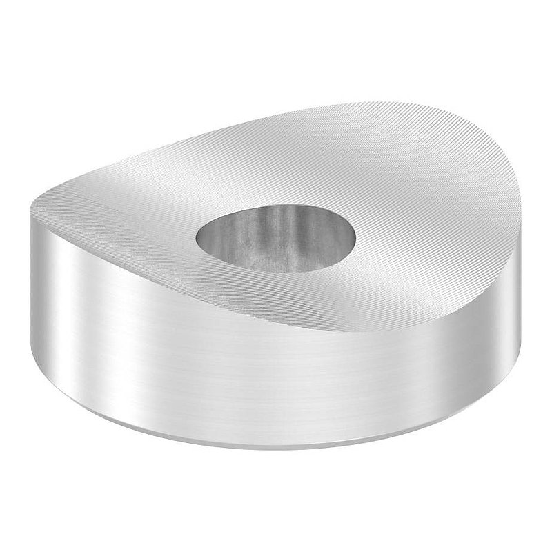 Levelling piece (without countersink) for tube 42.4mm, Ø 20mm, AISI304