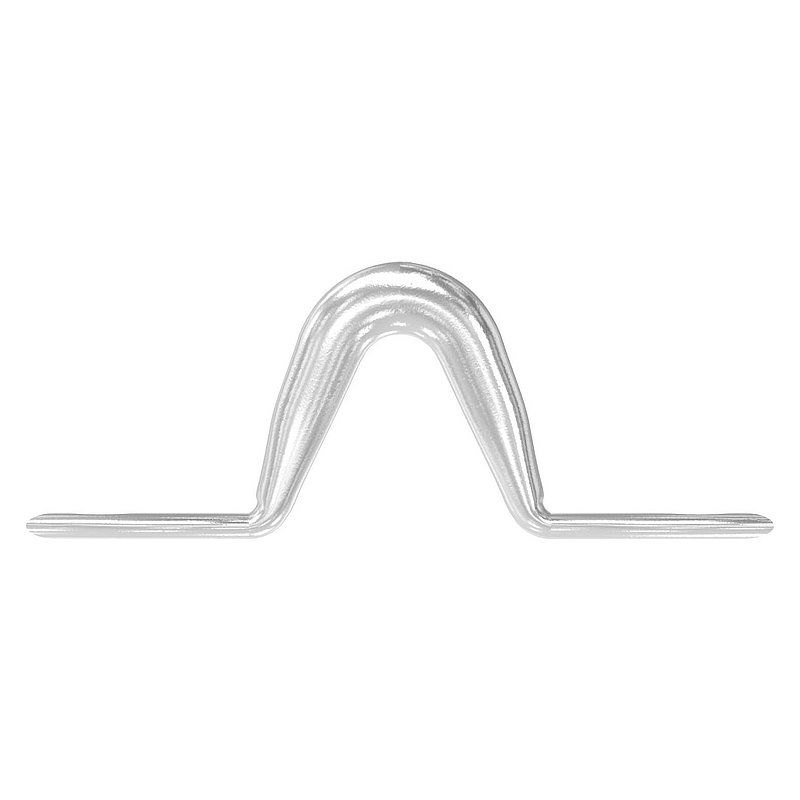 Oeillet de fixation sans plaque, fer rond : Ø 5mm, V4A