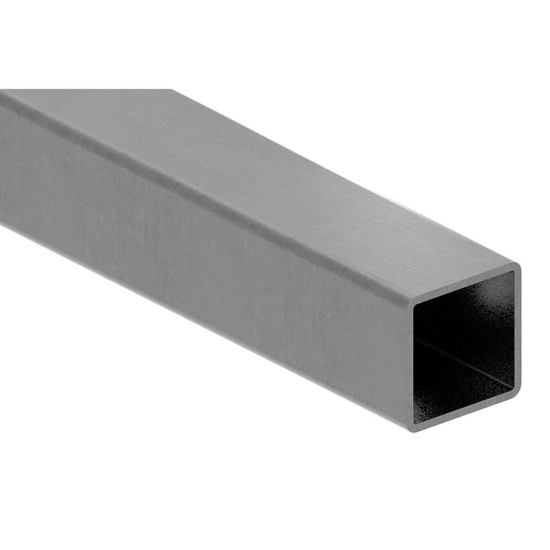 Quadratrohr S235JR, 60x60x3mm, L: 6000mm