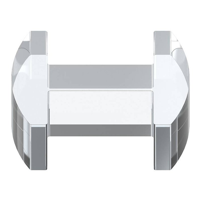 Aligneur de parois en verre pour garde-corps avec ép. de verre : 20,76 - 21,52mm