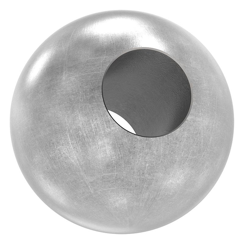 Boule pleine Ø25mm, avec trou traversant Ø10,3mm