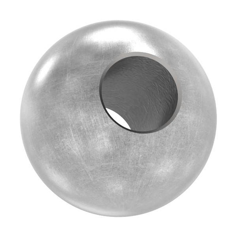 Boule pleine Ø10mm, avec trou traversant Ø5,5mm