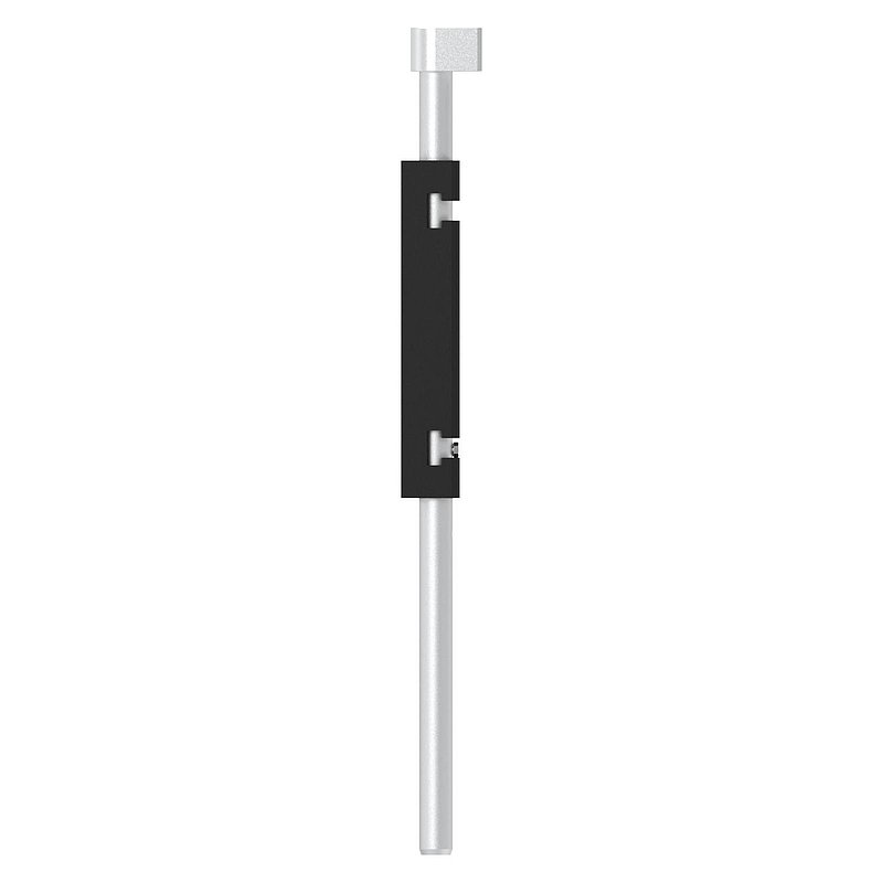 floor transom with length 490mm, for screwing on, RAL 9005 black
