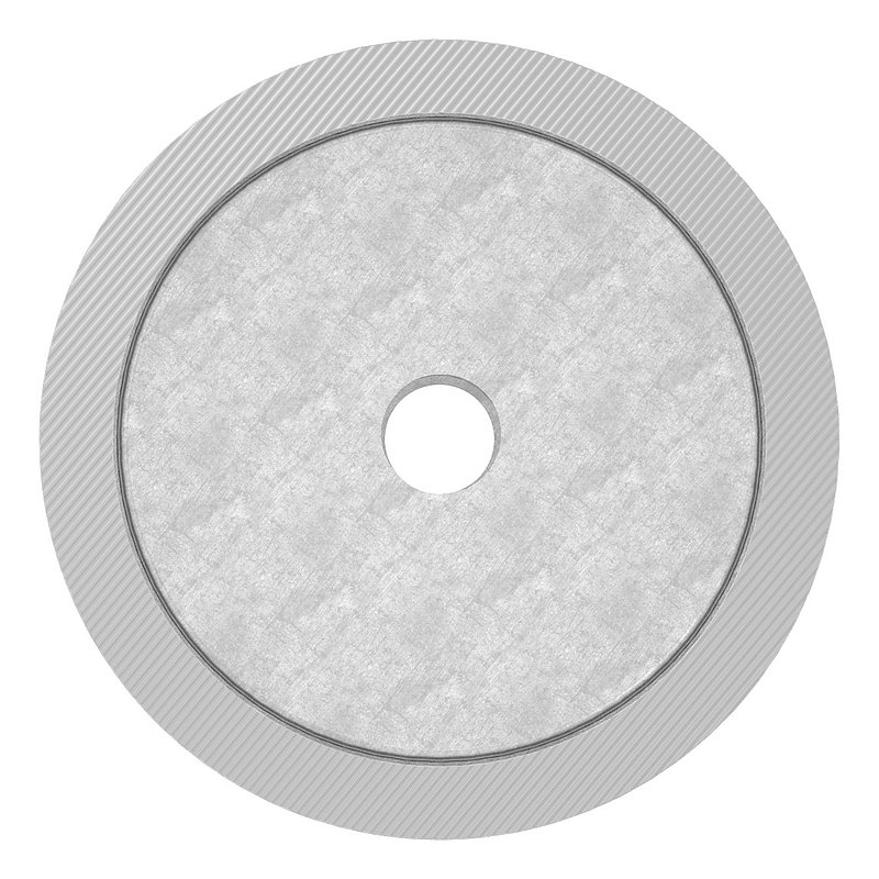 Lower part for 62mm glass point holder, D: 50mm, with M10, AISI304