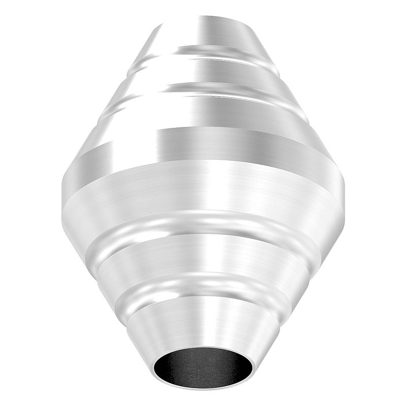 Zierhülse für 12mm Rundmaterial, V2A