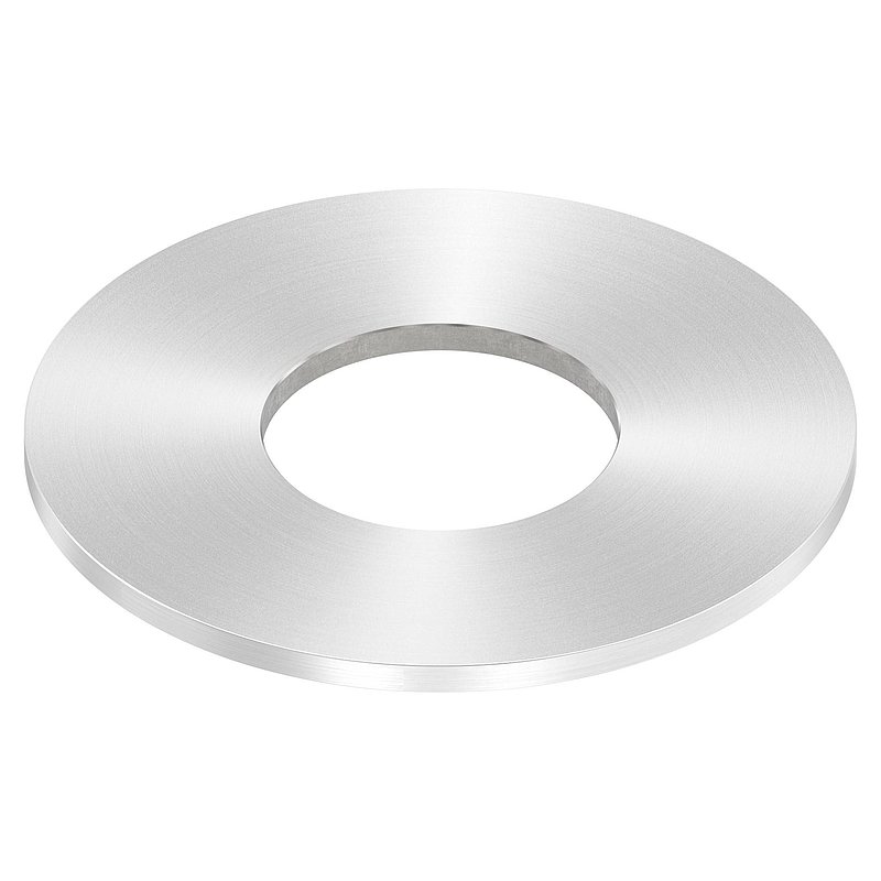 Ankerplatte Ø 100x4mm, mit Rundschliff, V2A