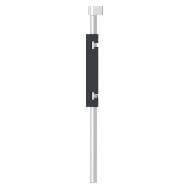 floor transom with length 490mm, for screwing on, RAL 7016