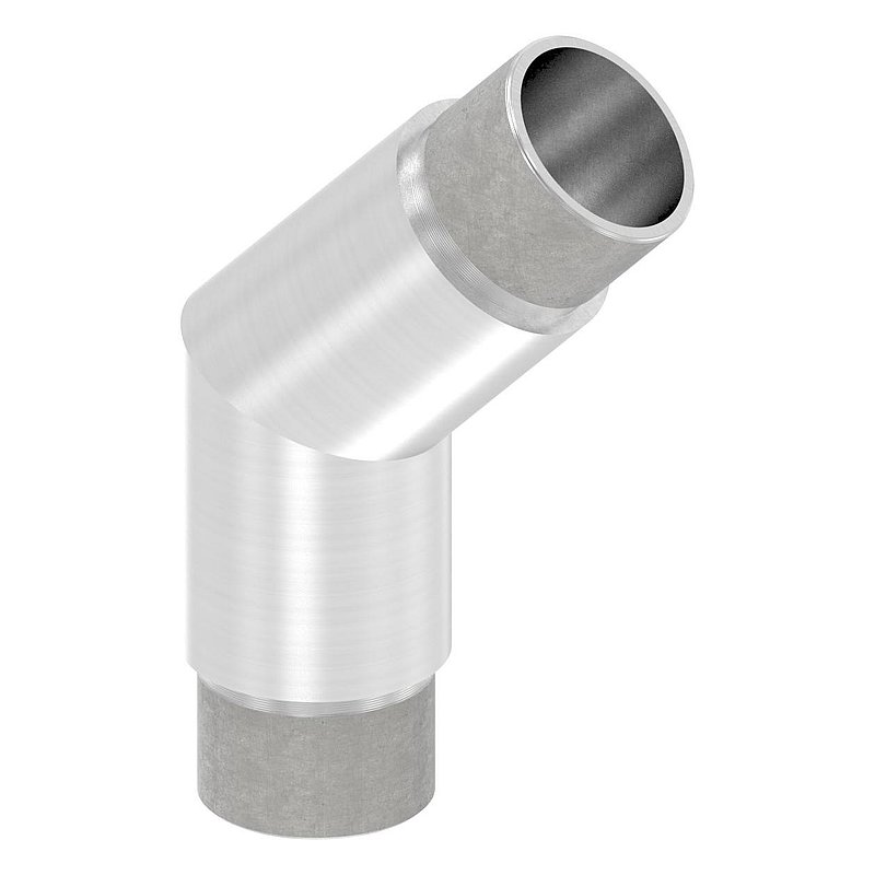 Corner piece 135°, for tube 33.7x2.0mm, AISI304